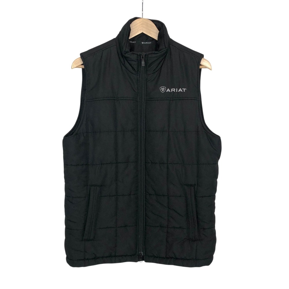 Ariat Mens Crius Insulated Puffer Vest Fleece Lined Small Waterproof Windproof